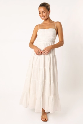 Wren Maxi Dress - White